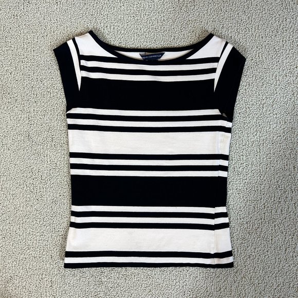 French Connection Horizontal Striped Top - Picture 5 of 6